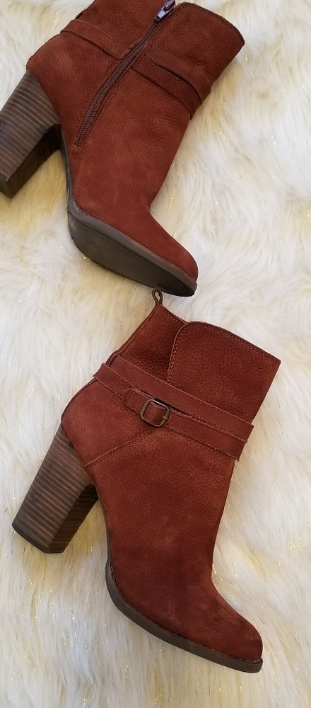 Lucky brand suede booties